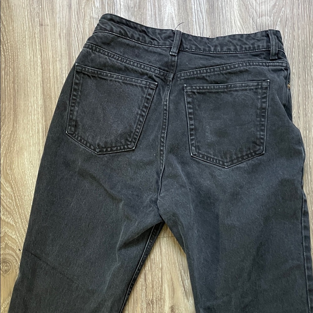 H&M Black Straight Leg Women's Jeans - Picture 6 of 9